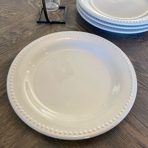 PB Emma Beaded Stoneware Dinner Plates